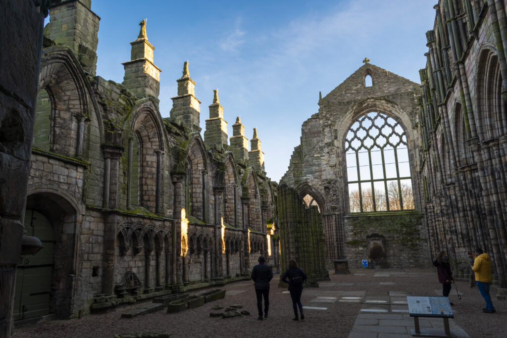 Holyrood Palace - rovine